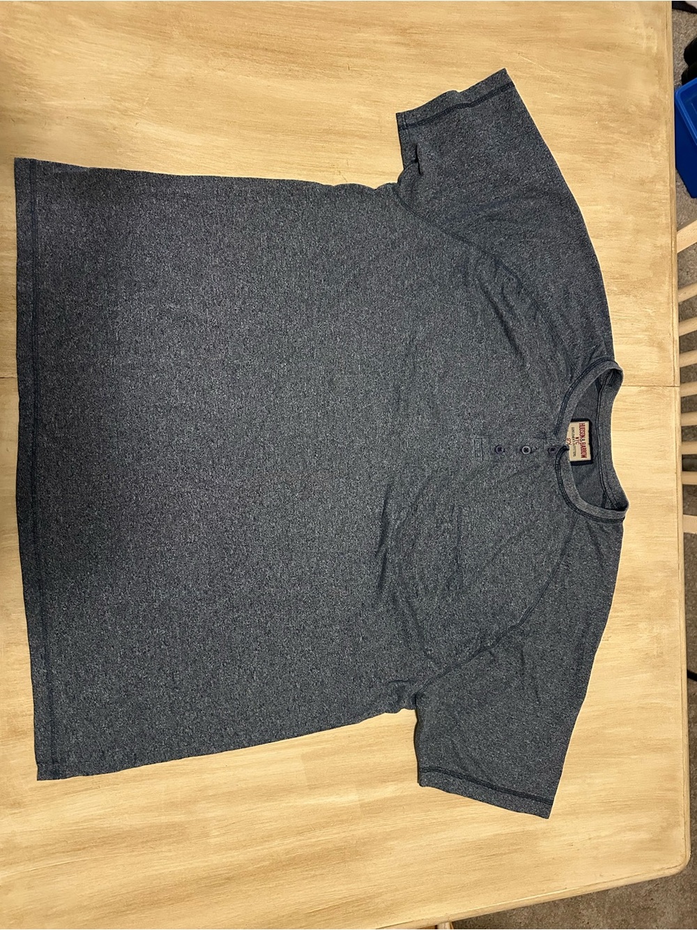 Men's Heather Charcoal Crewneck Short-Sleeve Sweater